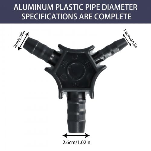 [Australia - AusPower] - Calibrator for Composite Pipe 16-20-26 - Aluminium Composite Pipe Calibration Mandrel and Deburring for PEX-AL-PEX Pipe, Inner and Outer Edge Rounders for Pipe Processing 