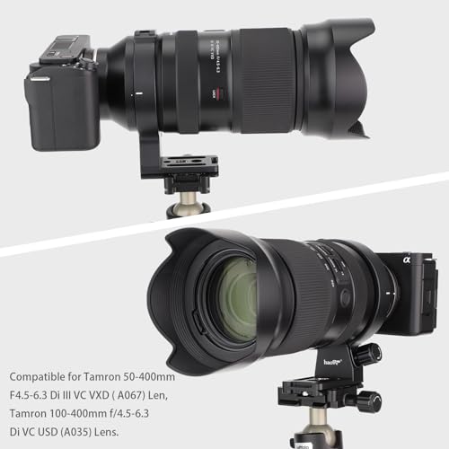 Haoge LMR-TL540 Lens Collar for Tamron 50-400mm A067,100-400mm f/4.5-6.3 Di VC USD A035 Lens Built-in Arca Type Quick Release Plate Replace Tamron A035TM