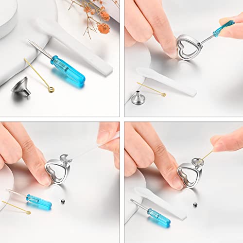 Mini Funnel Set for Cremation Jewelry Filling Kit for Urn Necklace Keepsake Small Funnel Filling Ashes