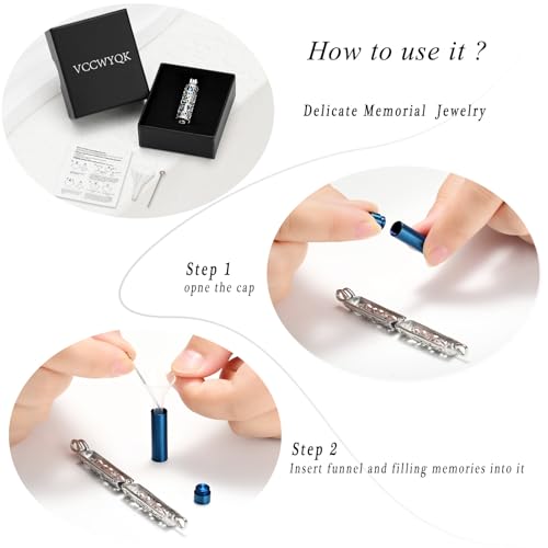 Cremation Jewelry for Ashes Tree of Life Urn Necklace Cylinder Vial Urn Pendant for Women Men Stainless Steel Memorial Keepsake for Loved One Blue-Forever