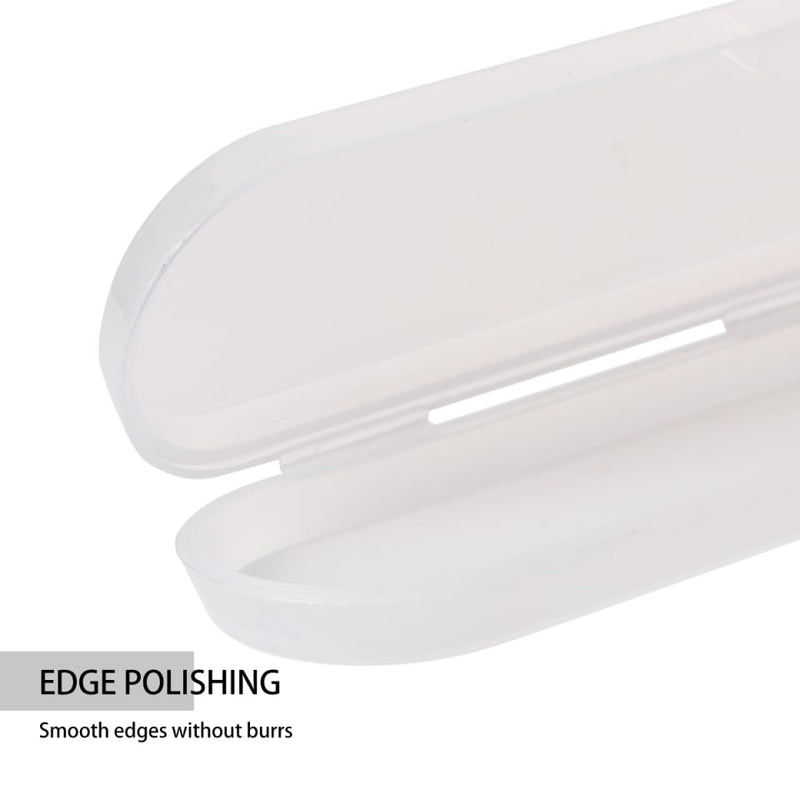 [Australia - AusPower] - 2pcs Thermometer Case Plastic Digital Thermometer Storage Box Containers Needle Storage Box Pencil Case for Home Office Travel 