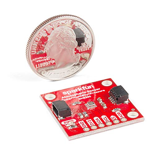 [Australia - AusPower] - SparkFun Atmospheric Sensor Breakout - BME280 (Qwiic) Measure barometric pressure, humidity, and temperature readings 3.3V SPI interface, Operating Voltage 3.3V 
