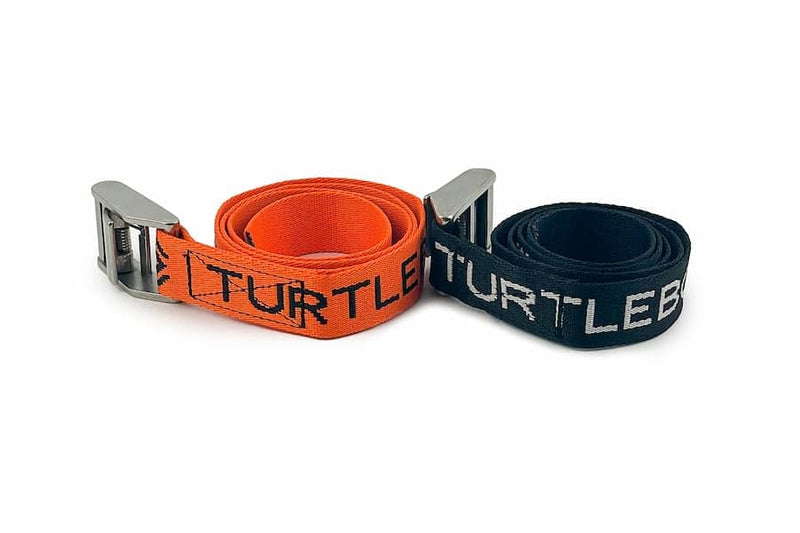 [Australia - AusPower] - Turtlebox: Tie-Down Strap Kit - includes 2 Straps - Strap Your Turtlebox Speaker on Your Ranger, Snowmobile, Kayak, Cooler or Boat to give You Peace of Mind - Set of 2, Each 41" Long (Black) Black 