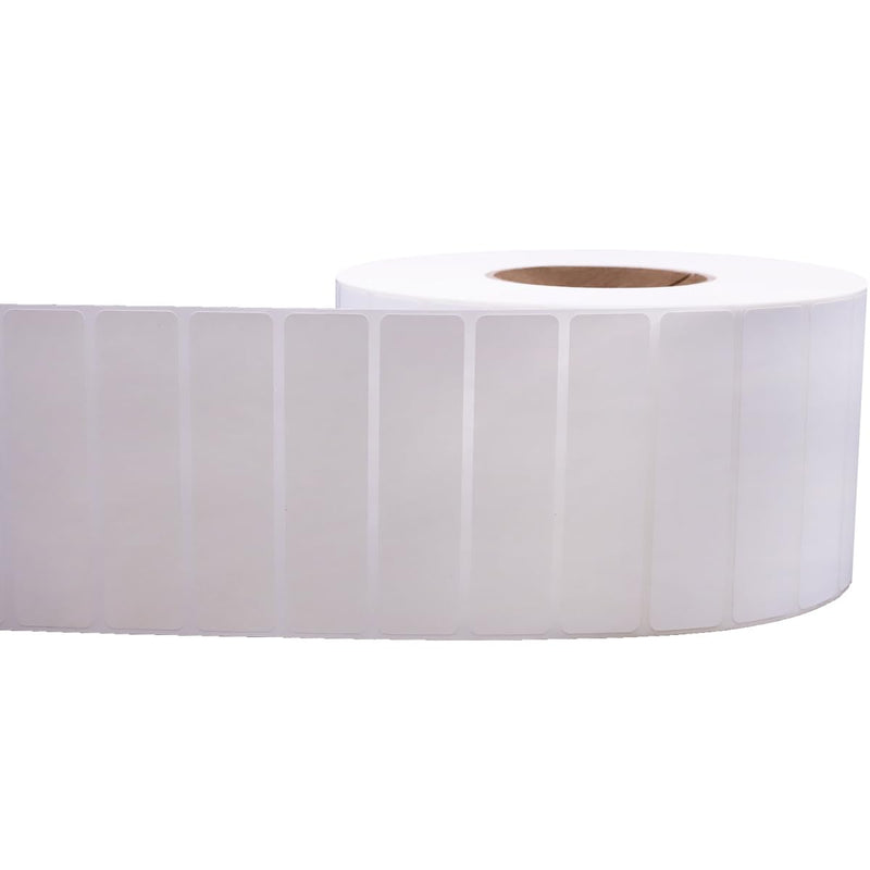 4 x 1 Thermal Transfer Perforated White Labels, 3″ Inch Core, 5500 Count - Label Paper for Thermal Printer Labels, Permanent Adhesive, Suitable for Various Industries