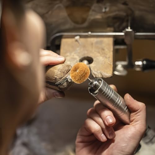 Shineboc 1-inch yellow 80-grit abrasive buffing wheels, 100-piece polishing kit