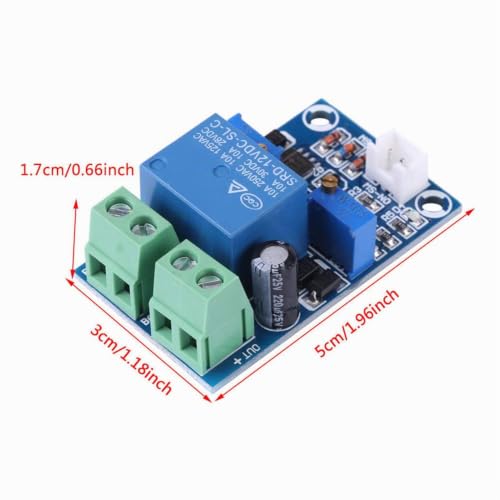 Battery Undervoltage Protection Module, 12 V Battery Voltage Monitor Battery Undervoltage Automatic Recovery Module Low Voltage Shutdown