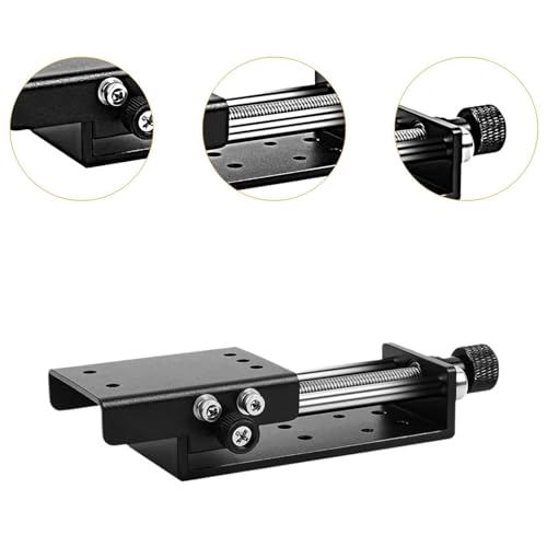 Z Axis Adjuster Z Axis Lift Focus Control Engraving Machine Z Axis Linear Rail Module Versatile Metal Adjustable Focusing Fixed Mounting Bracket