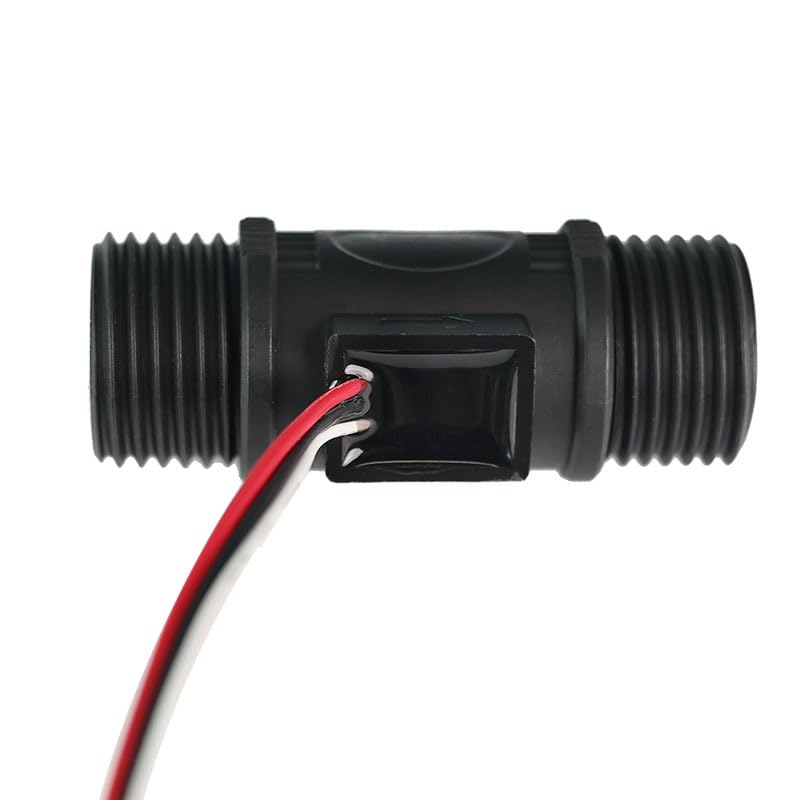 [Australia - AusPower] - FM-HL2402W 1.5L-40L/min Municipal Water Treatment Cooling Water Flow Farmland Drip Irrigation System Filling Machine Waterworks Large Hall Flow Meter Nylon 2PCS 