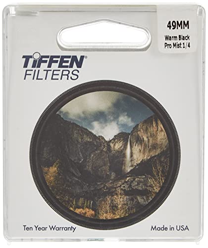 Tiffen 49WBPM14 49mm Warm Black Pro-Mist 1/4 Filter Density 1/4