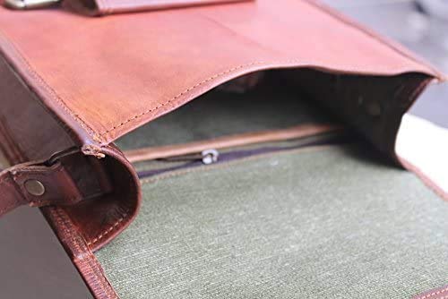 [Australia - AusPower] - Vintage Tablet Genuine Vintage Leather ipad/tab/Kindle Satchel Crossbody Shoulder Bag 11 Inch 
