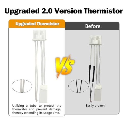 HzdaDeve 0.2MM 0.4MM 0.6MM Ceramic Hotend for Kobra S1 Combo Stainless Steel Print Head Extruder Kit Hot End Hardened Nozzle Heater Block Heating Rod Thermistor for Anycubic Kobra S1/ACE Pro (3 Pack) 3PK