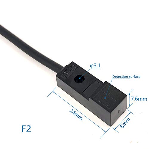 [Australia - AusPower] - Taidacent DC12-24V NPN PNP 3 Wire Inductive Proximity Limit Switch Metal Detector Proximity Sensor Iron Induction Micro Proximity Switch Sensor (NPN Normally Open, H2) NPN Normally Open 