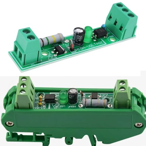 2pcs AC 220V to DC 3-24V Optocoupler Isolation Module 1 Channel Trigger Switch Sensor Board Compatible with A-rduino ESP8266