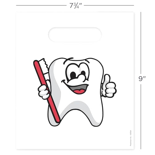 Practicon 1109638 Tootie Dental Patient Care Bags (Pack of 100)