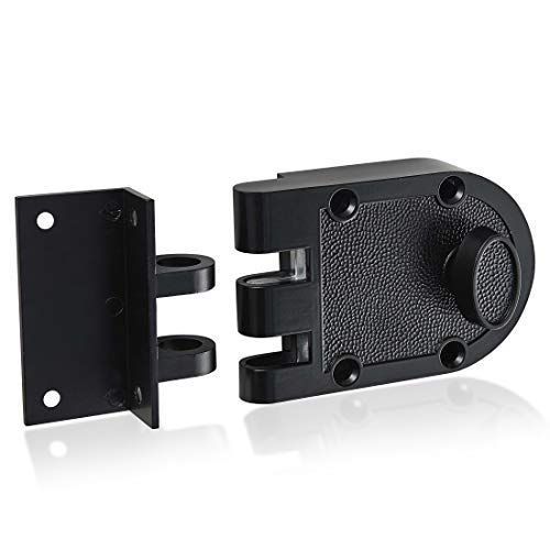 Jimmy Proof Deadbolt Lock with Keyed (Black)
