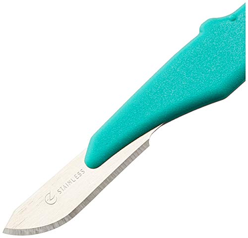 Gima Sterile Scalpels made of Rust-Proof Stainless Steel, ABS Handle, for Single Use, Premium, Safety Blade Guard 10