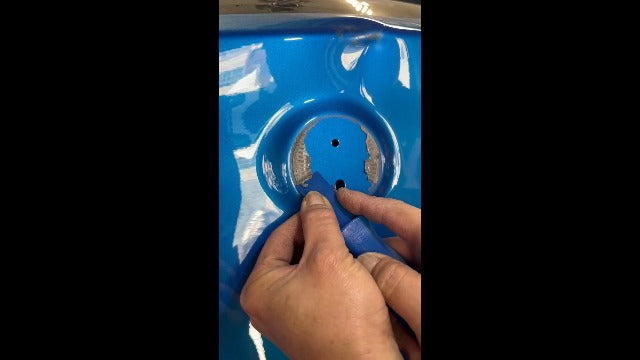 POM plastic scraper set, 2-piece multitool kit by kauplus for scraping and surface cleaning