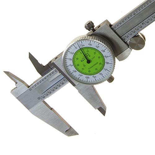 iGaging 6-inch dial caliper with fractional and decimal inch combination dual scale<|end|>