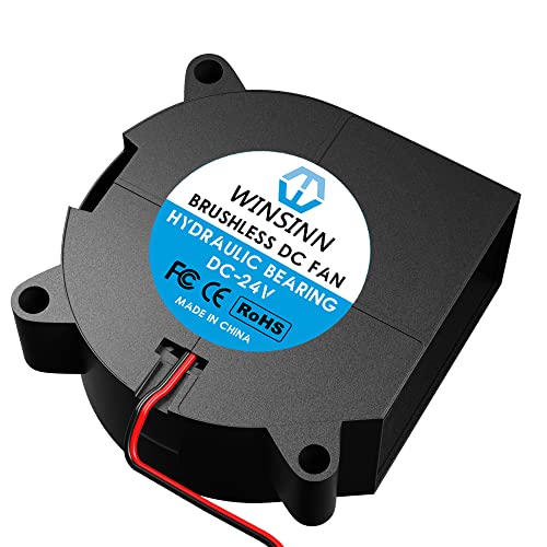 WINSINN 40mm Blower Fan 24V 4020 40x20mm Turbine Turbo Brushless Cooling for 3D Printer Extruder Hotend - High Speed (Pack of 4Pcs) 4020 24V