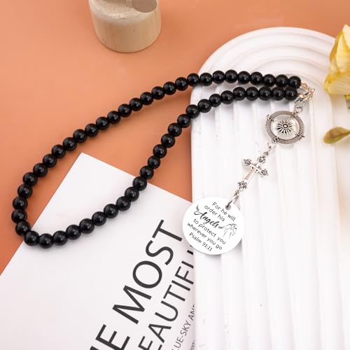 Car Cross Charms Christian Car Accessories Rear View Mirror Hanging Decor