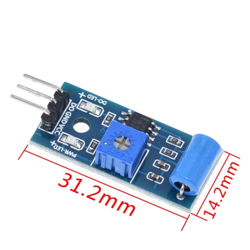 DollaTek 5pcs SW-420 NC-type vibration sensor module vibration switch for Arduino smart car