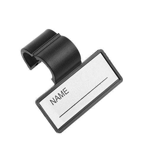 [Australia - AusPower] - Beautyflier 5 Pcs Plastic Name ID Identification Tag Clip for Stethoscope Tube Replacement Accessories (Rectangle) 