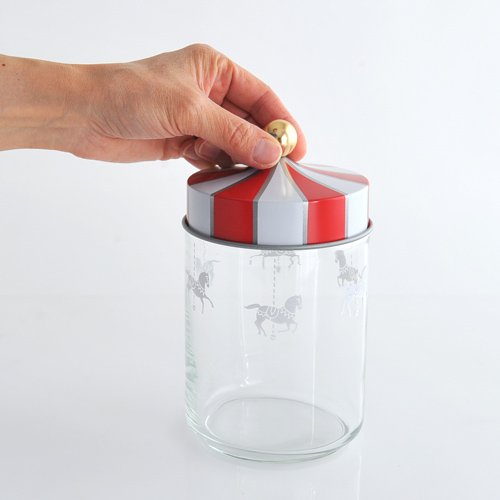 Alessi MW30/100 Decorative Circus Jar, Multicolor, NULL 33.8 Ounces