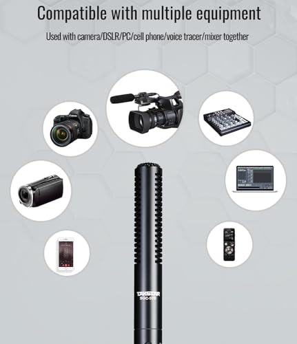 TAKSTAR SGC-578 XLR Shotgun Mic, Dual Polar Patterns & Power