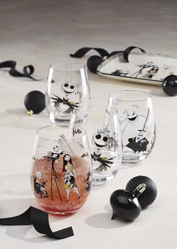 Lenox The Nightmare Before Christmas Assorted Tumblers, Set Of 4
