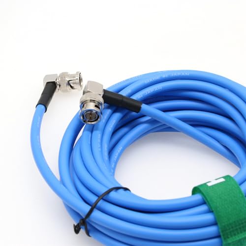 12G 4K Raw SDI Coaxial Video Cable BNC to BNC Canare LV-61S 75 ohm for Sony ARRI Camera Monitor Flexible Shielded 1.5M Blue