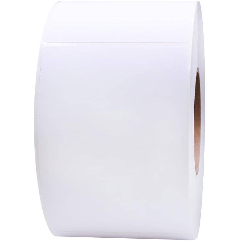 4 x 6 Thermal Transfer Perforated White Labels, 3″ Inch Core, 1000 Count - Label Paper for Thermal Printer Labels, Permanent Adhesive, Suitable for Various Industries