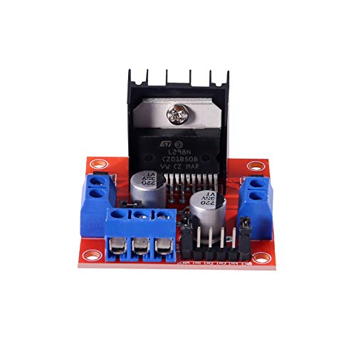 5 Pack L298N Stepper Motor Driver Control Board Dual H Bridge Module for Smart Car Power