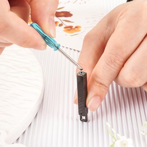 Screw Top Ring with Screwdriver for Cremation Jewelry -Silver Silver Top Ring & Screwdriver