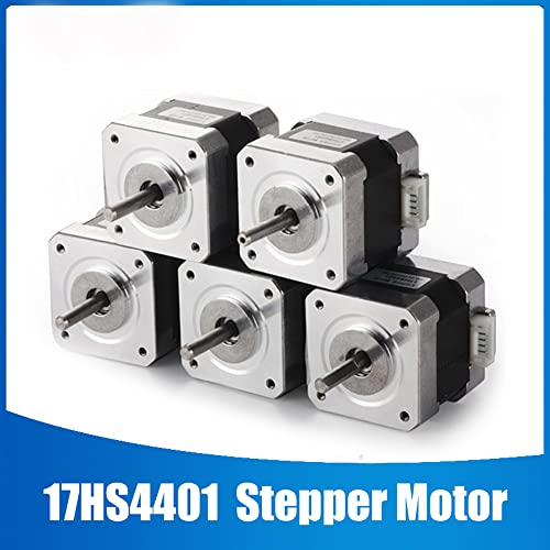 Stepper Motor, 17hs4401 17 Stepper Motor Bipolar 1.7A 1.8 Degree 0.45N.M 42x40mm 4 Wires W/1m Cable, 17 Stepper Motor Bipolar For 3D Printer Hobby/DIY CNC 500rpm