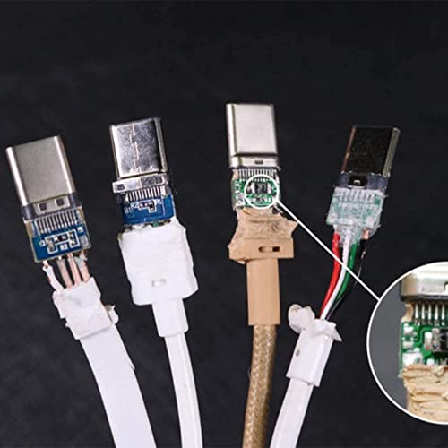 PENGLIN 10pcs USB 3.1 Type C Female Breakout Board | USB C Female Solderable Module, USB C Female DIY Board 10 x sockets