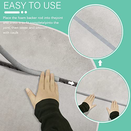 Storystore 3/8-inch diameter x 32-foot foam backer rod caulk saver for adhesive caulk joints
