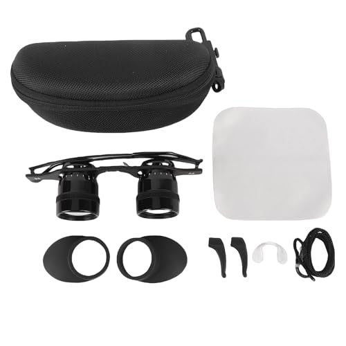 Fockety Binocular Glasses, 10X HD Handsfree Telescope Opera Glasses with Adjustable Focus, Portable Binocular for Fishing, Bird Watching, Sports, Concert, Theater, Opera, TV, Sight