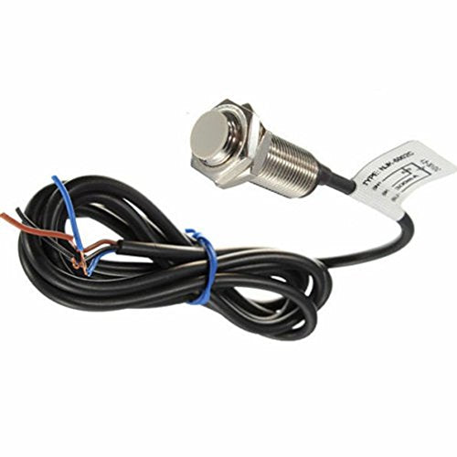 Hailege 2pcs NJK-5002C Hall Effect Sensor Proximity Switch NPN 3-Wire Normally Open
