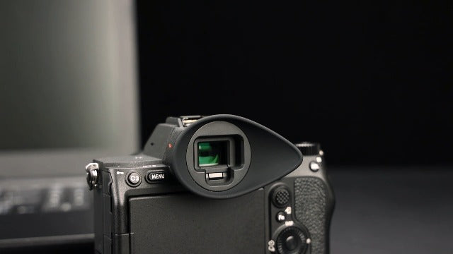 JJC Camera Viewfinder Eyecup Eyepiece for Sony A7R VI A7R V A7R5 A7 IV A7M4 A7S III A7SIII A7S3 A1 Alpha 1 Replaces Sony FDA-EP19 Eye Cup, Oval Shape Soft Silicone and 360° Rotatable Design Oval Shape Replaces FDA-EP19
