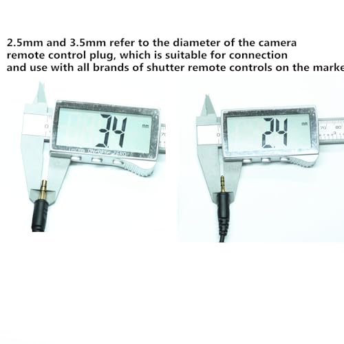 (3.5mm-USB c) for Sony a7v/a7m5/a7r6 Shutter Release Connection Cable Camera a6700 a7c r/a7cII/ZV-E1/ZV-E10 II 13.8in Flash Starter Remote Control Accessory Wire(3.5mm-Type c Cable 2pcs) 3.5-TPC SY