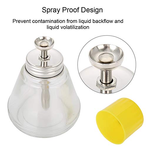 150ml Nail Art Pump Dispenser Empty Bottle Liquid Container Glass Alcohol Press Bottle