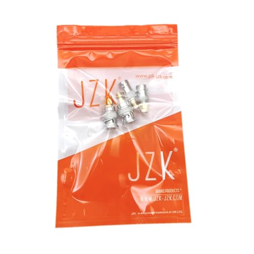 JZK Set of 4 High Frequency Coaxial Male SMA Male Female to BNC Adapter BNC Male Female to SMA Male