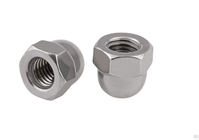 [Australia - AusPower] - binifiMux 100pcs M4-0.7mm Acorn Cap Nuts, 304 Stainless Steel / A2-70/18-8, Plain Finish, DIN1587 M4 100pcs 