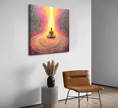 Kyczmys Chakra Chart Canvas Wall Art 12"L x 12"W