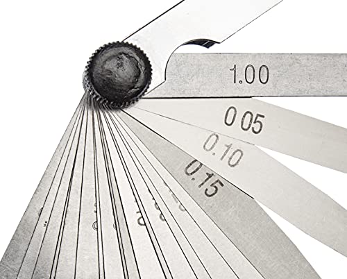 Mannesmann Feeler Gauge, 20 Sheets, M 247-20 (Pack of 2) 20 Blades (Pack of 2)
