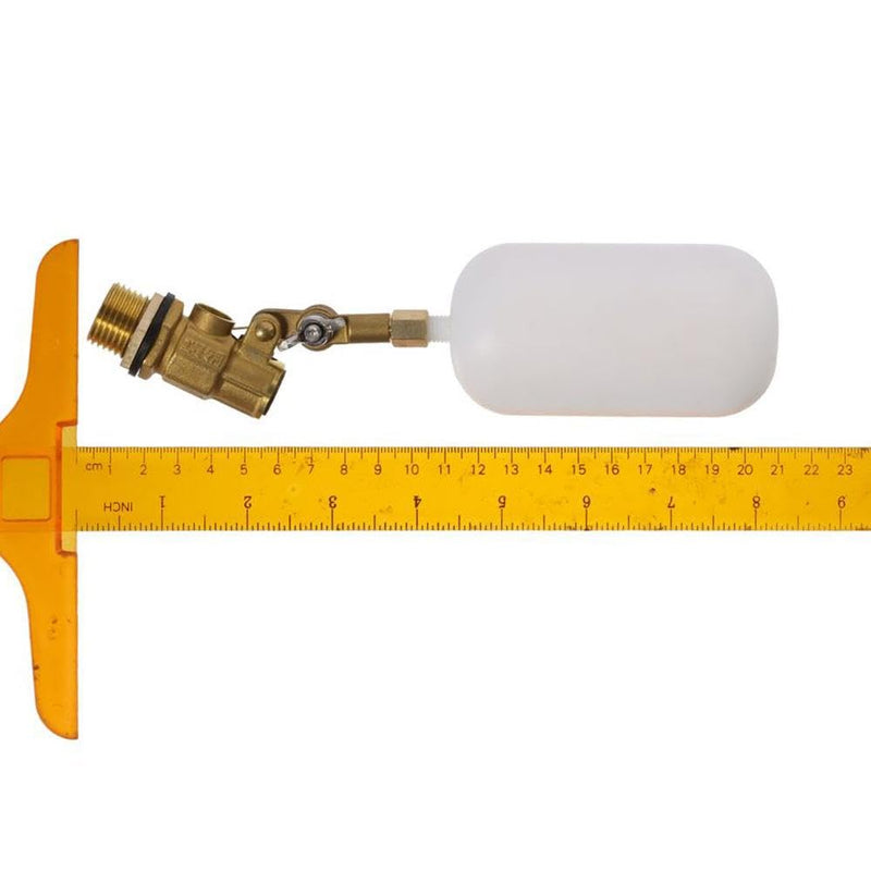 Float Valve 2pcs Adjustable Arm Durable White Float Ball Valve Float Accessories PVC Water Float Valve Water Tank