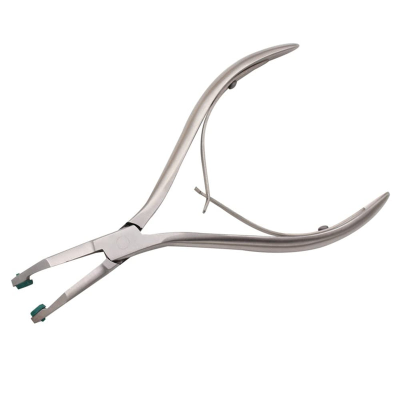 [Australia - AusPower] - Dental Crown Plier Dentist Tools Temporary Teeth Removal Pliers with Green Rubber Stainless Steel 