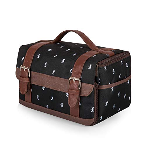 PICNIC TIME Disney Mickey Mouse Lunch Box Insulated Lunch Bag for Adults & Men, Lunch Tote Cooler with Utensil Set & Napkin, Portable Lunchbox for Work & Travel (Mickey Mouse Pattern) Disney Mickey Mouse - Mickey Mouse Pattern