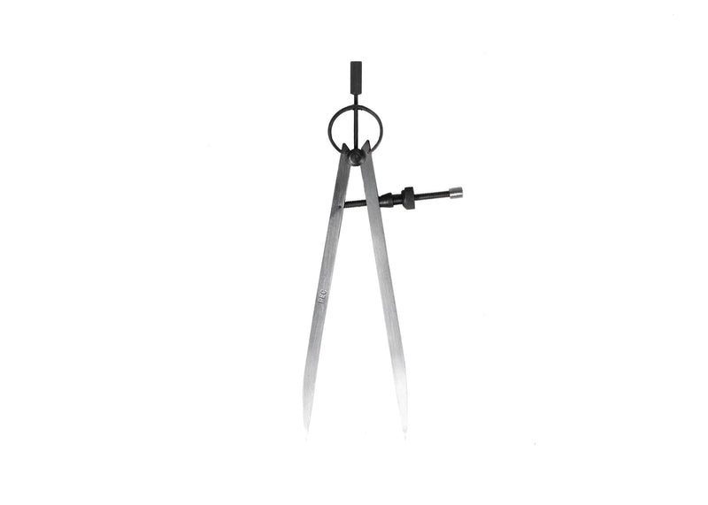 [Australia - AusPower] - PEC Tools Spring Divider Caliper, Solid Nut, Drafting Ruler Tool, Suitable for Woodworking, Metalworking, and Geometric Drawing (12 inches) 