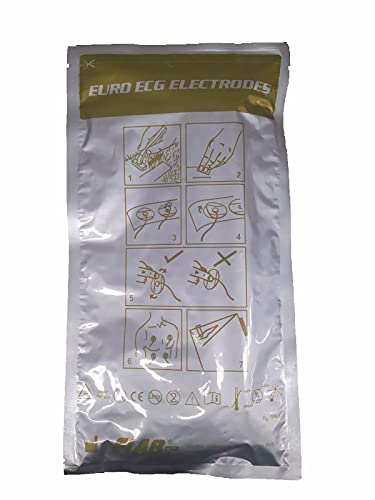 F9060 Disposable Foam ECG Electrodes - Oval (48mm x 50mm)